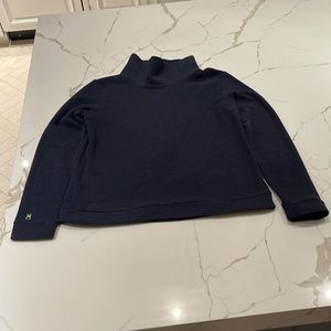 DUDLEY STEVENS NAVY BLUE FLEECE SZ M